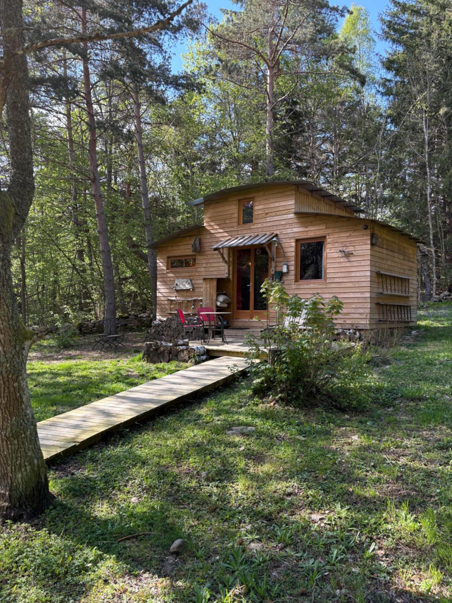 Chalet Cricri avec mezzanine Champclause Exterior foto